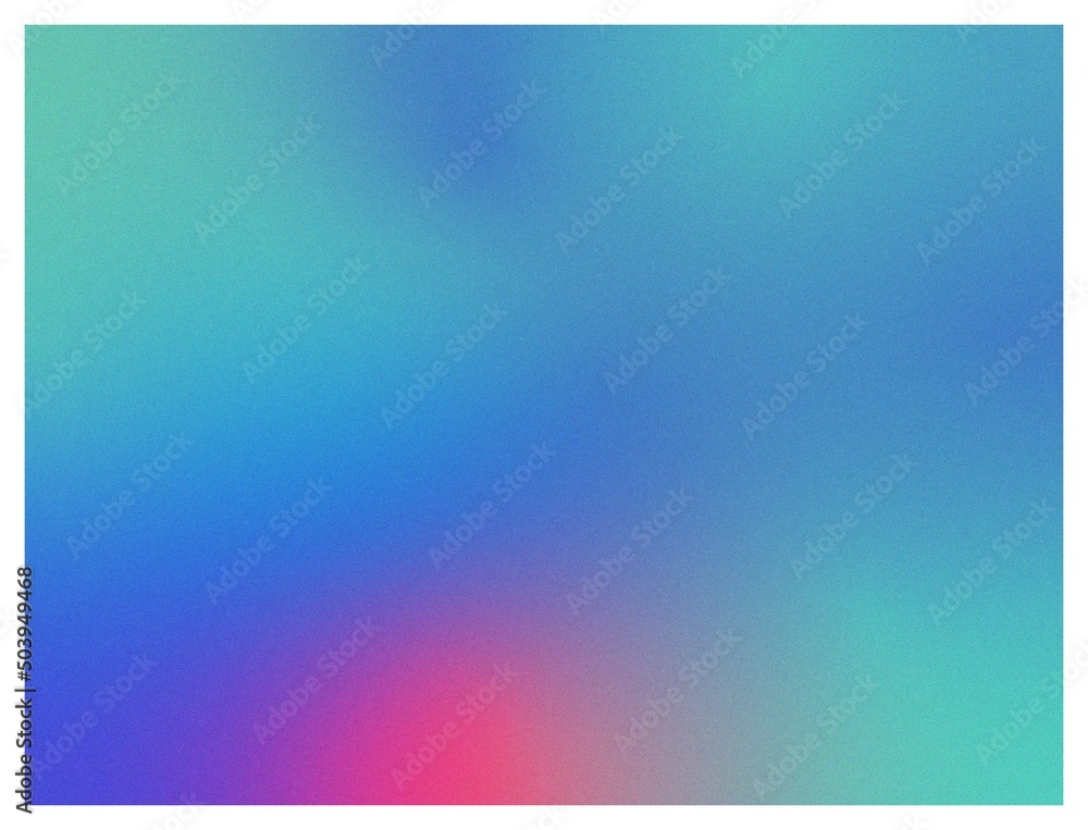 Blue abstract gradient blurred background with grain noise effect.