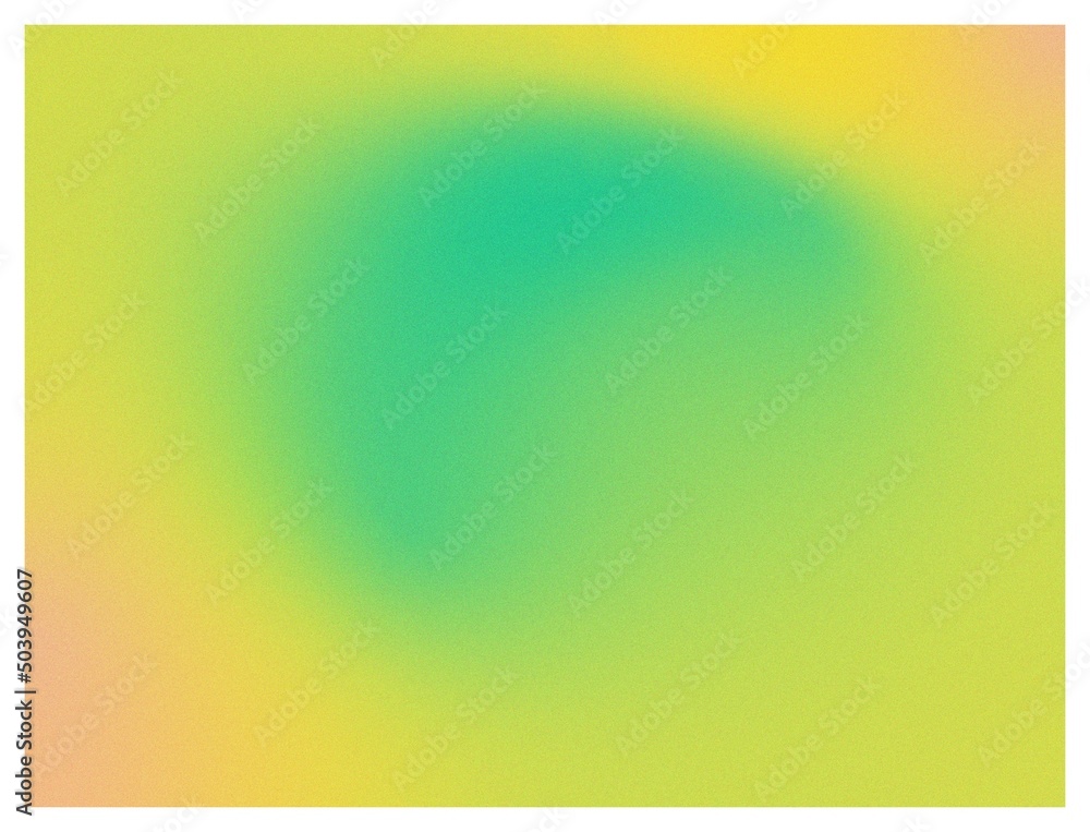 Obraz premium Green abstract gradient blurred background with grainy noise effect.