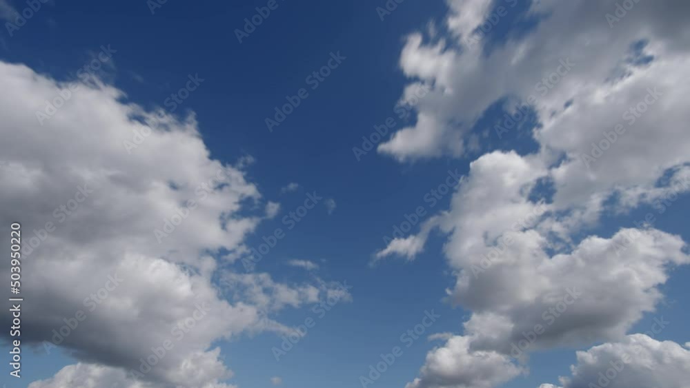 Clouds on sky time lapse at sunny summer day Clouds on sky time lapse at sunny summer day