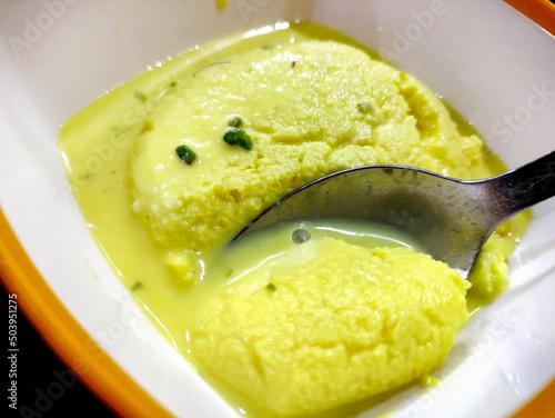 Ras malai / rossomalai is a dessert from Bengal, India. photo