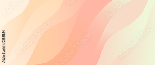 Abstract gradient fluid vector background. Pastel wallpaper template with dynamic color and waves, blurred, blend. Futuristic modern backdrop design for business, presentation, ads, banner.