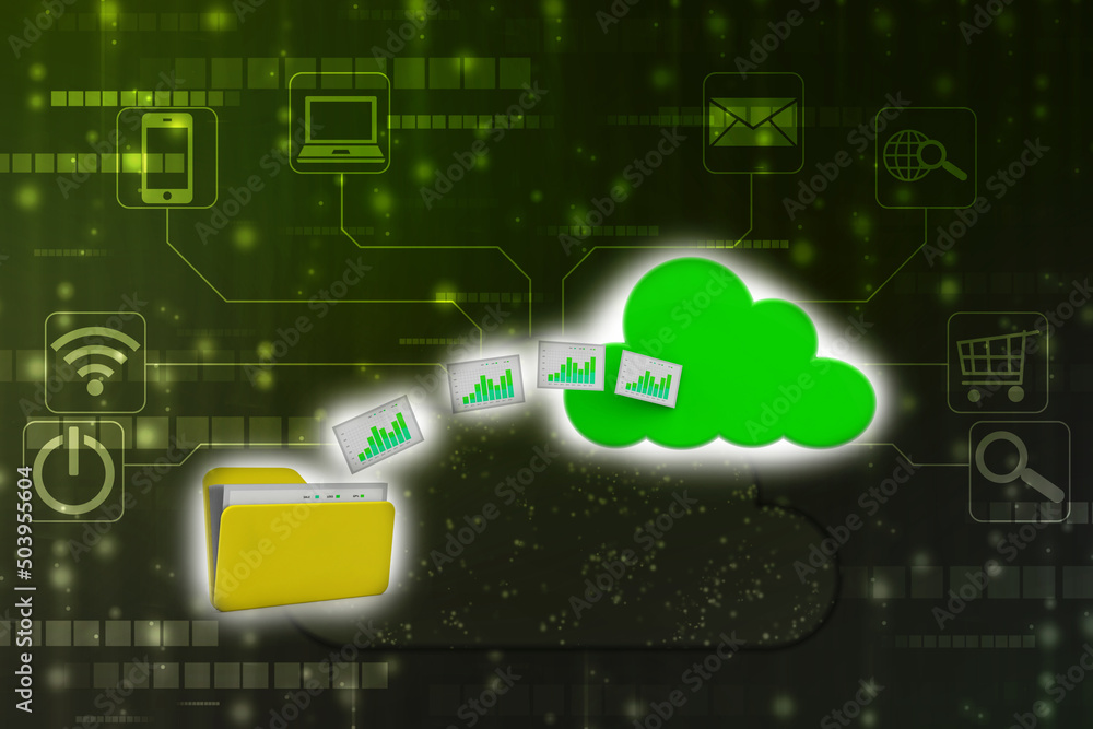 3d rendering Cloud computing concept, Cloud internet technology concept background, Cloud computing and network data Storage concept 3d rendering Cloud computing concept, Cloud internet technology concept background, Cloud computing and network data Storage concept
