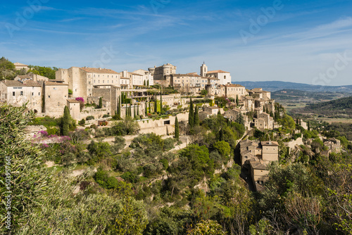 Beautiful medieval village Gordes in Provence, France photo