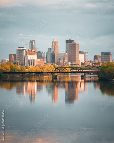 Fototapeta Naklejka Na Ścianę i Meble -  Minneapolis skyline