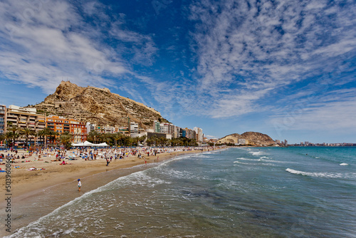 Alicante beach , summer holidays, Spain (ID: 503960866)