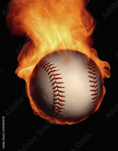 Photography Burning baseball