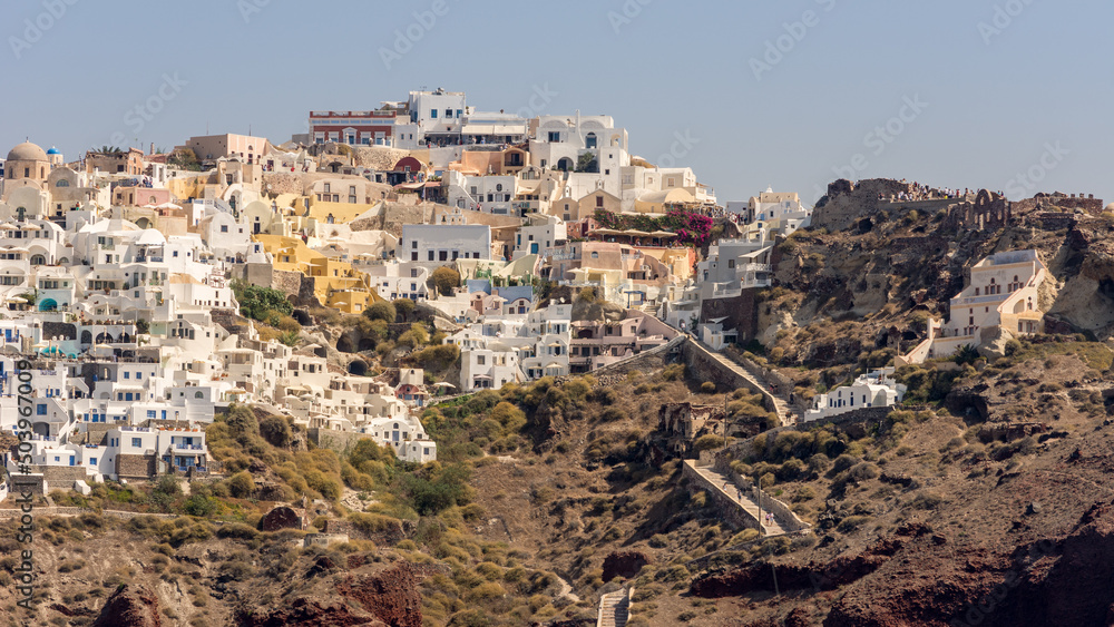 View of Santorini from the Sea