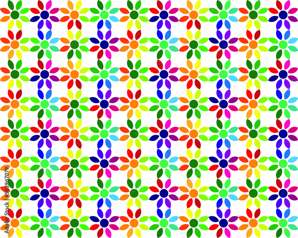 Colorful leaves pattern background Colorful leaves pattern background