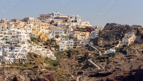 View of Santorini from the Sea