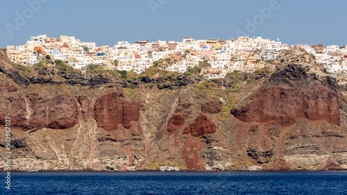 Santorini from the Sea