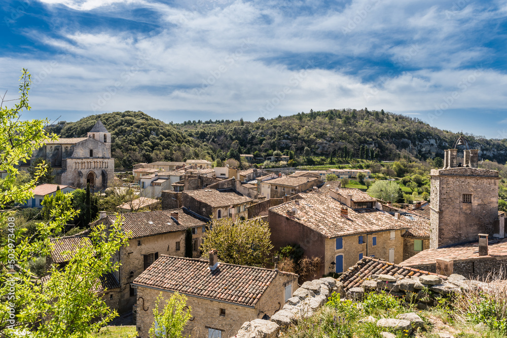 Ancient village of Saignon, Provence, France