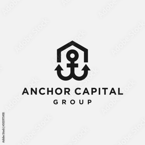 anchor house logo or boat logo