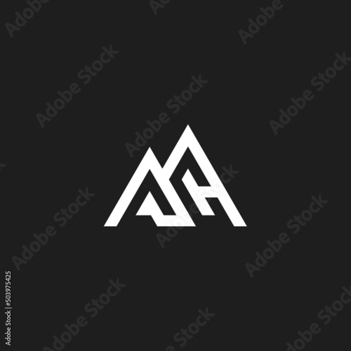 mountain ac logo or hill logo