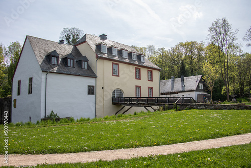 Moated castle photo