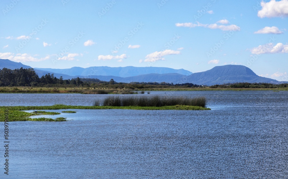 Photograph of Lagoa do Marcelino in Osório in Rio Grande do Sul, Brazil. Photograph of Lagoa do Marcelino in Osório in Rio Grande do Sul, Brazil.