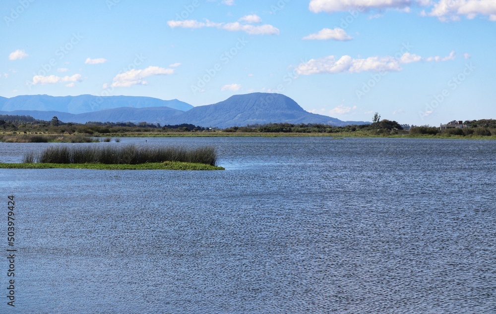 Photograph of Lagoa do Marcelino in Osório in Rio Grande do Sul, Brazil.