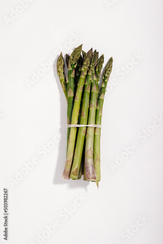 Asparagus. Ripe fresh asparagus.