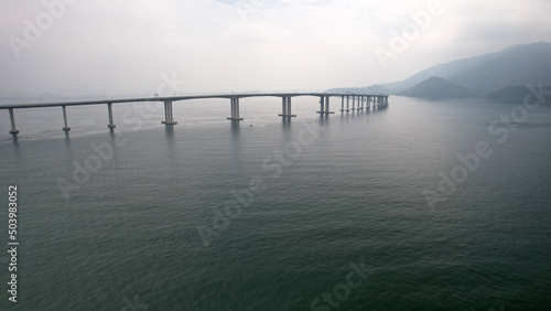 the bridge connect between Hong Kong   Zhuhai   Macau 