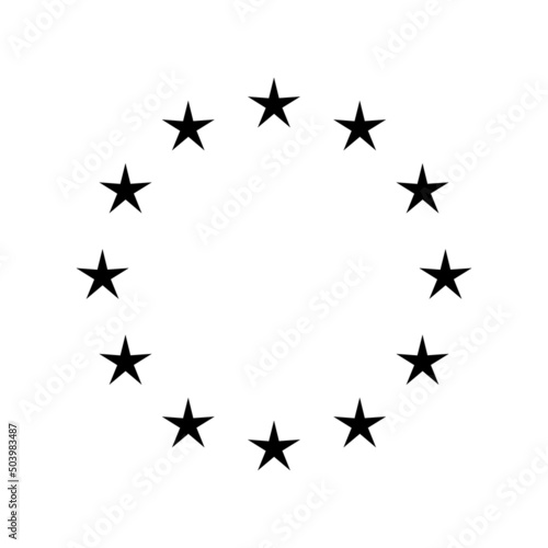 EU stars vector symbol