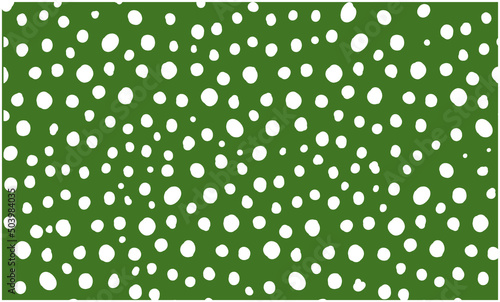 green background with dots