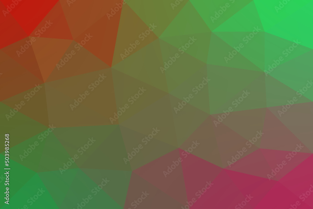 Illustration of background with multicolored polygonal textures.