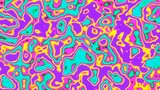 Psychedelic Pattern Neon Colored Ink Stain Pattern Art