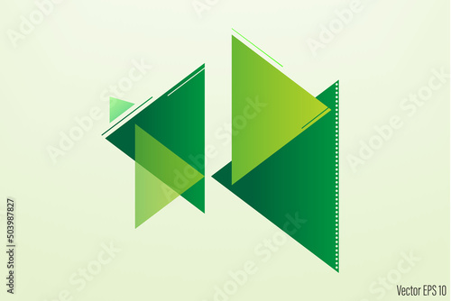 Free Download Green theme. Abstract background. Abstract triangular shapes, lines, and shadows in space. EPS 10, free vector - GFXLoad