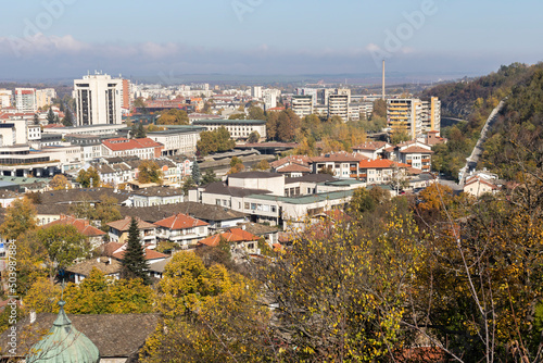 Autumn view of center of town of Lovech, Bulgaria © hdesislava