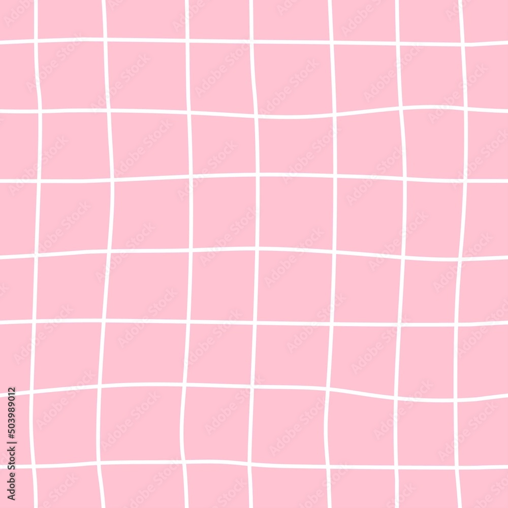 Pink squared  seamless vector 
