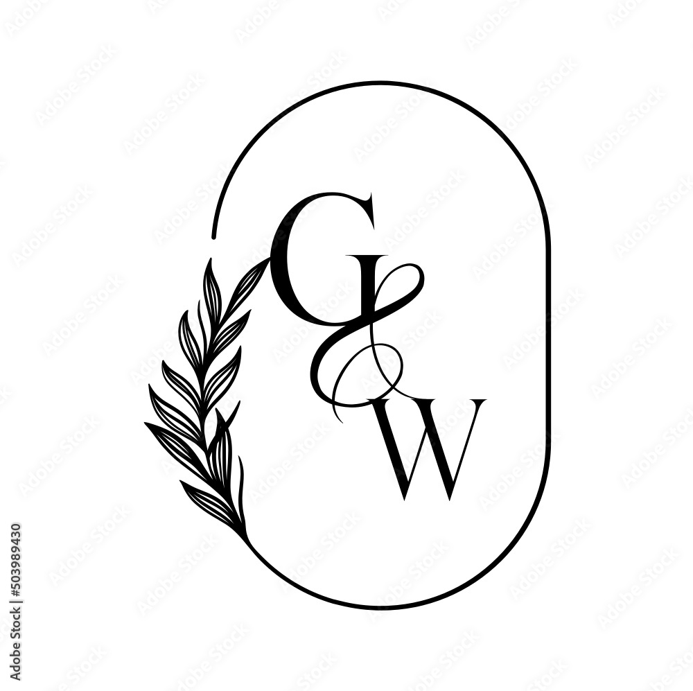 wg, gw, Elegant Wedding Monogram, Wedding Logo Design, Save The Date Logo wg, gw, Elegant Wedding Monogram, Wedding Logo Design, Save The Date Logo