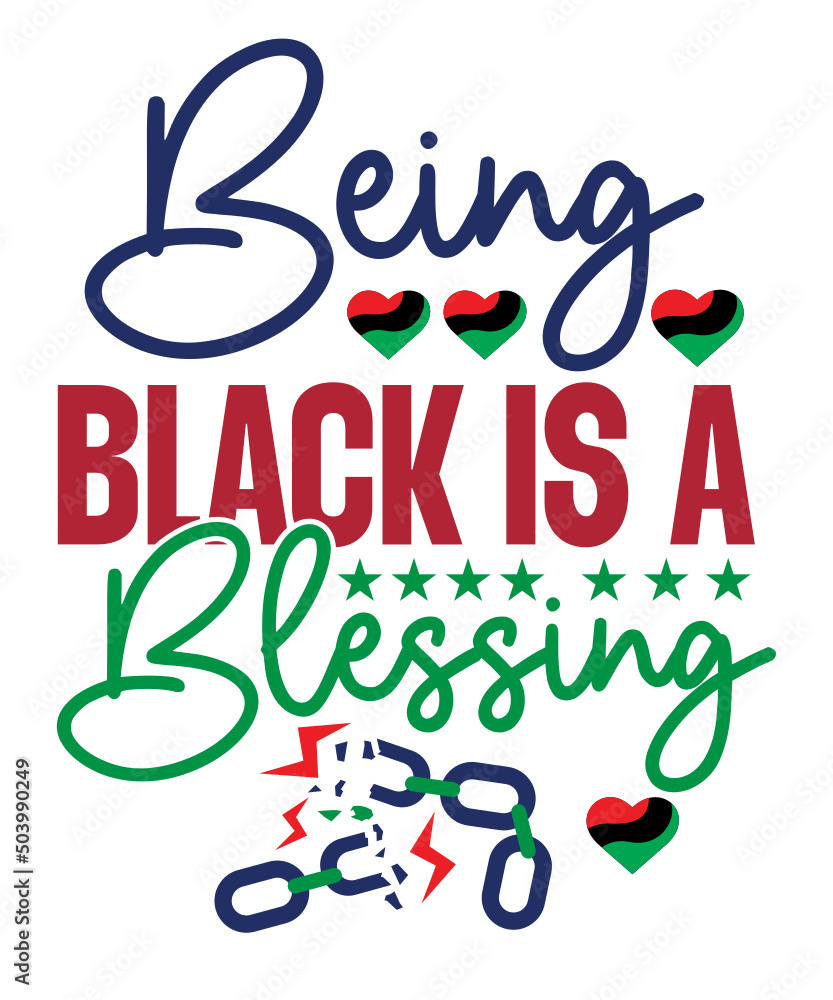 Naklejka premium Juneteenth SVG Bundle
