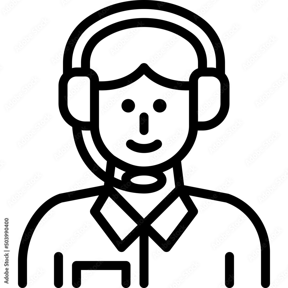 call center line icon call center line icon