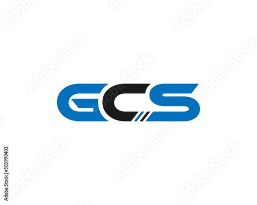 Letter GCS Unique Logo Design Idea Concept Vector Symbol illustration. photo