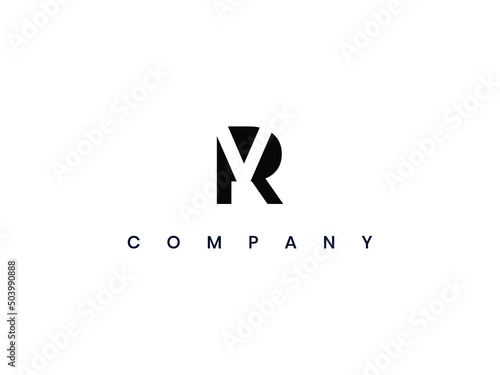 RV logo design, RV logo white background, Letter RV, Letter VR, Letter RV VR professional logo design concept, Vector template