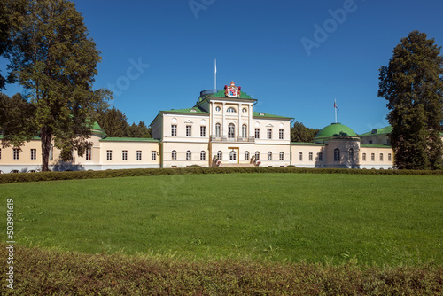 View of Stepanovskoe-Volόsovo manor of the princely family of the Kurakin located in the village of Volosovo Tver Region Russia