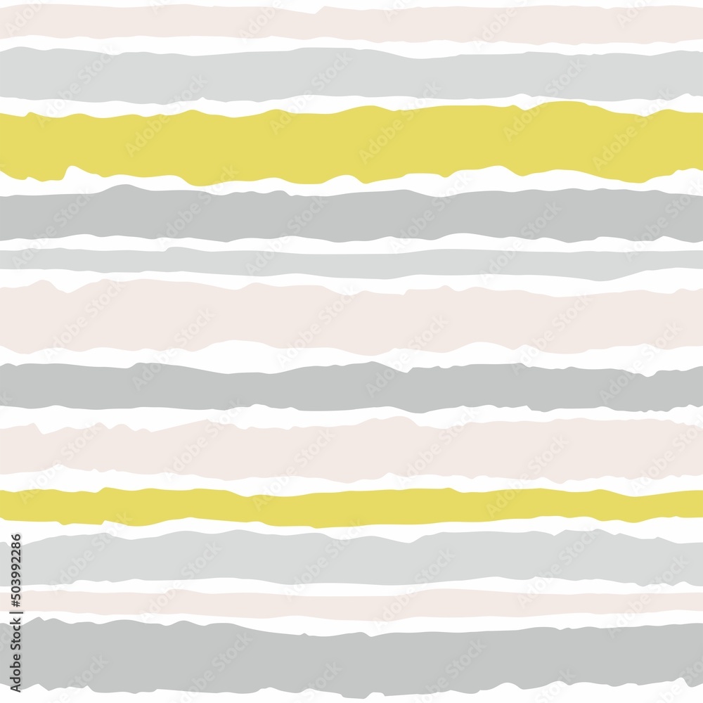 Tile vector pattern with pastel grey, yellow green and white stripes