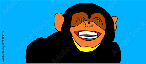 chimp happy