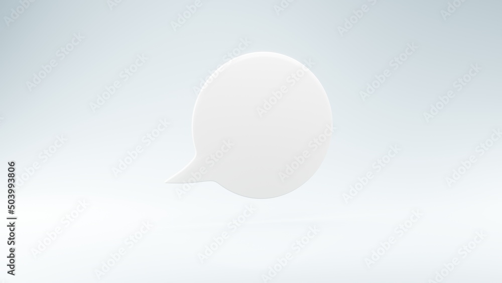 Leere Sprechblase mit hellem Hintergrund Leere Sprechblase mit hellem Hintergrund
