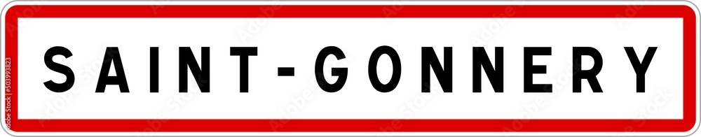 Panneau entrée ville agglomération Saint-Gonnery / Town entrance sign Saint-Gonnery Panneau entrée ville agglomération Saint-Gonnery / Town entrance sign Saint-Gonnery