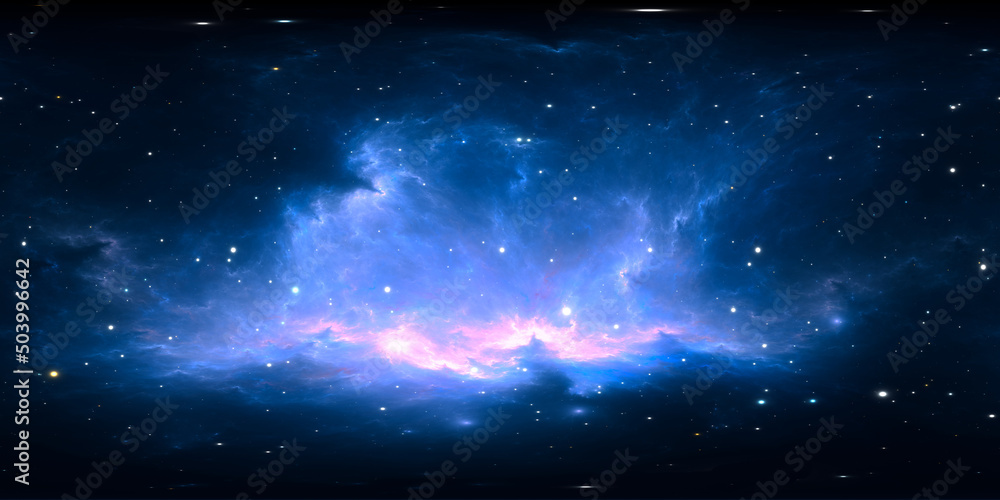 360 degree stellar system and glowing nebula. Panorama, environment 360 HDRI map. Equirectangular projection, spherical panorama 360 degree stellar system and glowing nebula. Panorama, environment 360 HDRI map. Equirectangular projection, spherical panorama