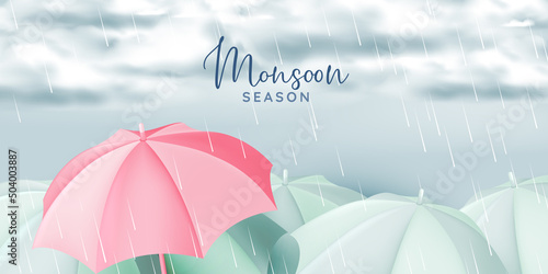 Cute umbrella for monsoon season