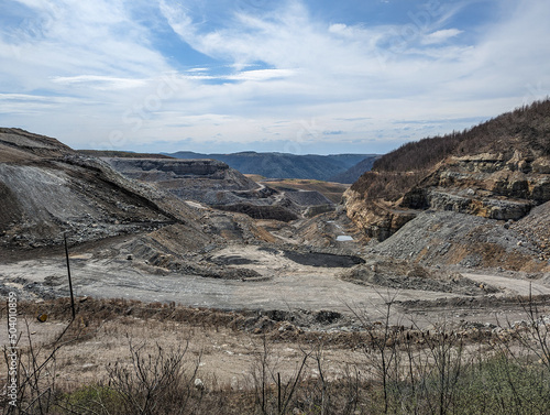 Mountaintop Mining in West Virginia under a Blue Sky