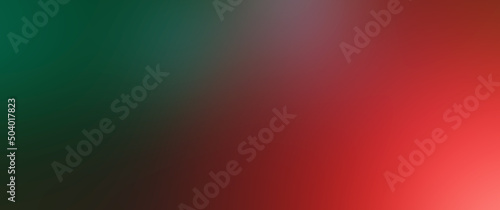 Abstract green and red background. Gradient, smooth gradation bright design. Backdrop concept banner photo