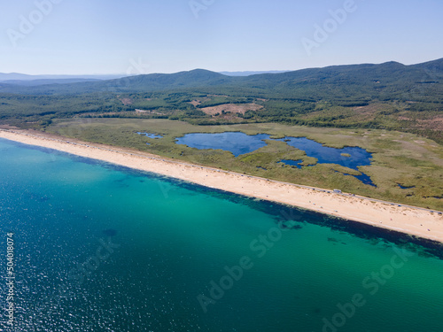 Wallpaper Mural Aerial view of The Driver Beach (Alepu) near resort of Dyuni,  Bulgaria Torontodigital.ca