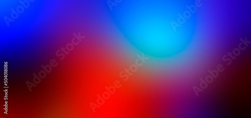 Abstract blue and red background. Gradient, smooth gradation bright design. Backdrop concept banner photo