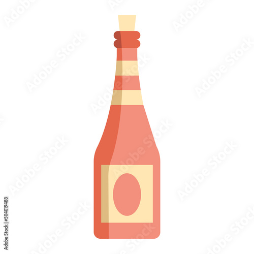 champagne pink bottle