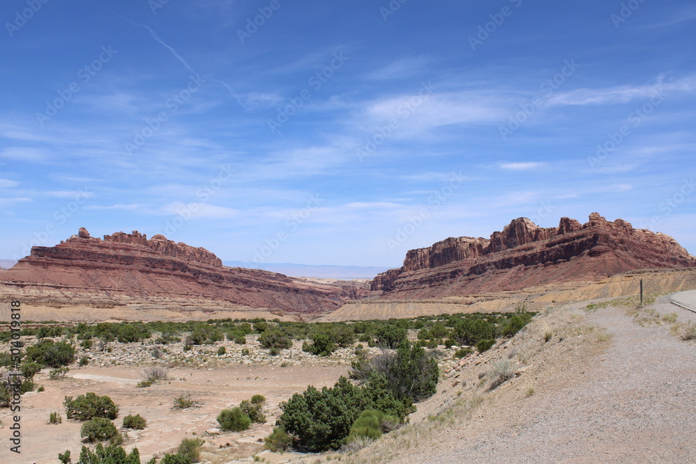 Landscape in the desert