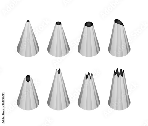 Icing Piping Nozzles - Illustration