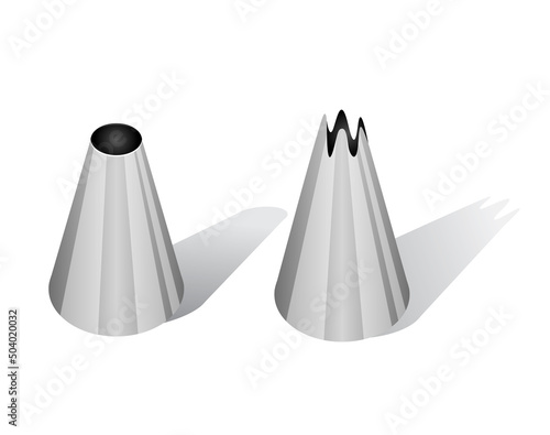 Icing Piping Nozzles - Illustration