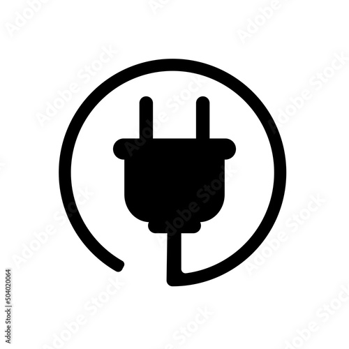 Wtyczka  elektryczna ikona photo